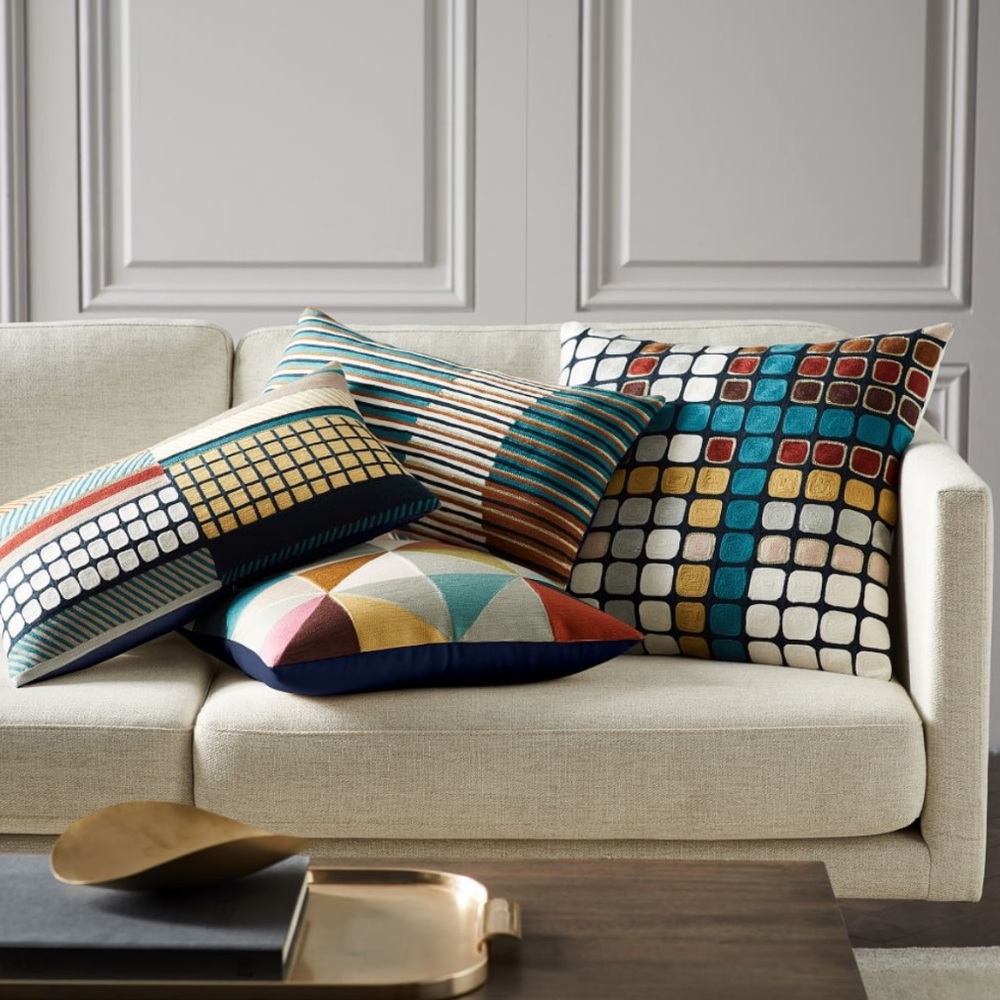 West Elm Wallace Sewell Pillow Cover + Pillow